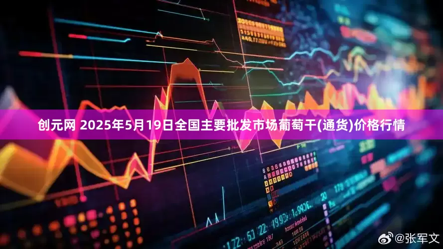 创元网 2025年5月19日全国主要批发市场葡萄干(通货)价格行情