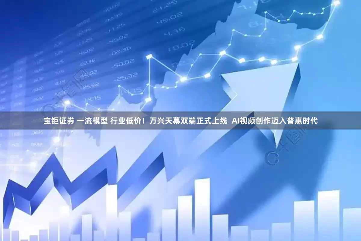 宝钜证券 一流模型 行业低价！万兴天幕双端正式上线  AI视频创作迈入普惠时代