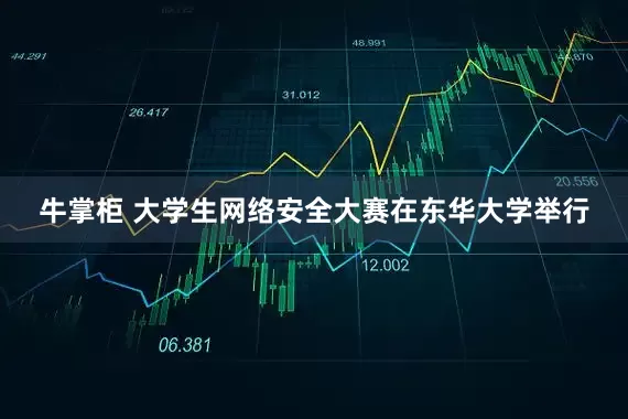 牛掌柜 大学生网络安全大赛在东华大学举行