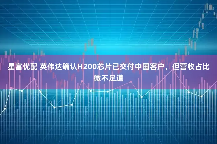 星富优配 英伟达确认H200芯片已交付中国客户,但营收占比微不足道